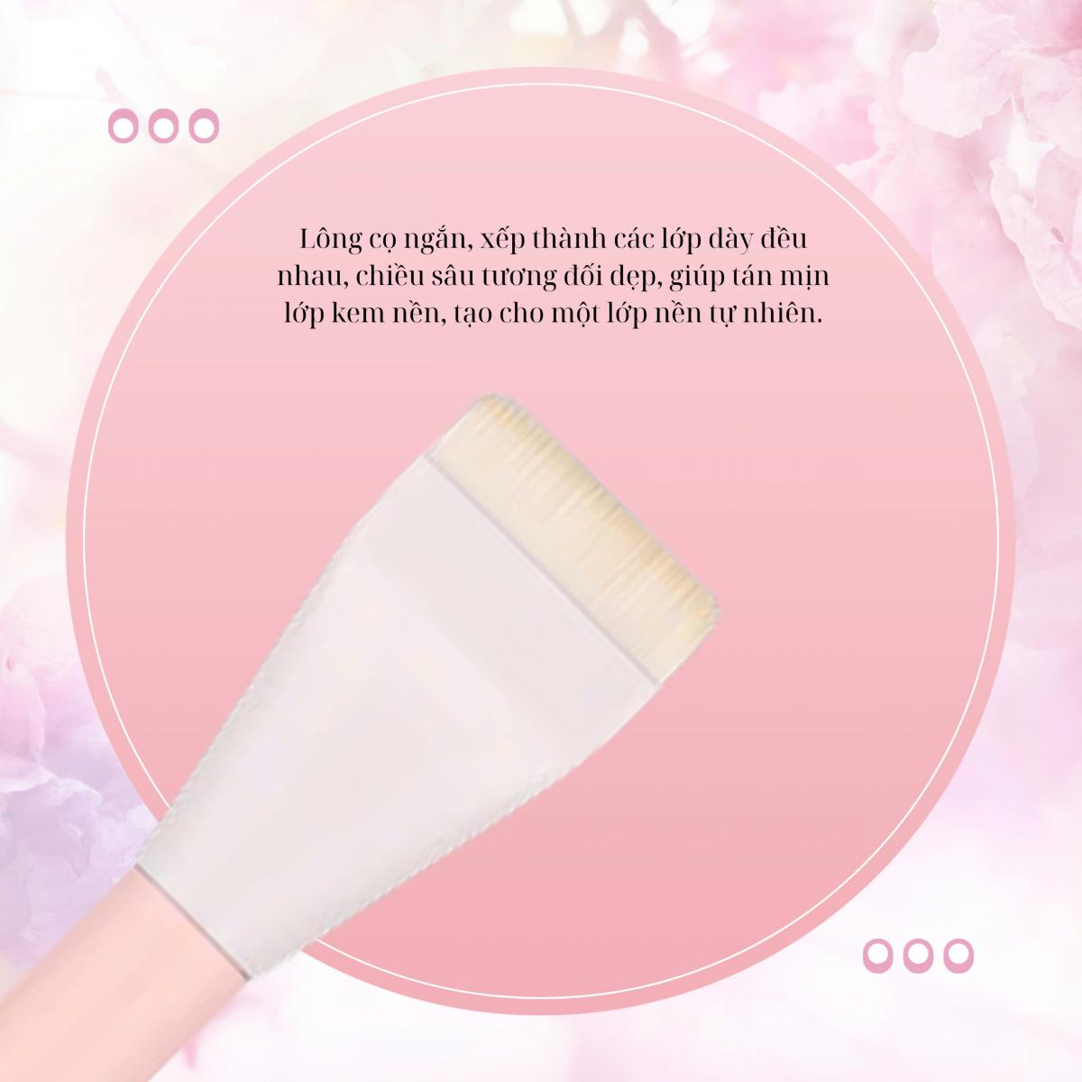 Cọ Tán Kem Nền Đầu Dẹt JESSUP Flat Foundation Brush J102